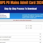 IBPS PO Mains Admit Card 2024 Released At Official Website, Know How To Download & Exam Details